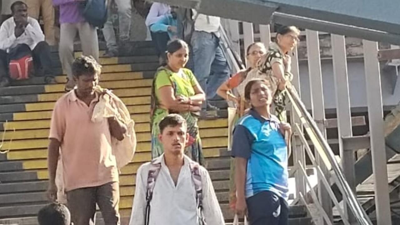 On Harbour line, a mega block was carried out between Vashi and Panvel stations from 11:05 AM to 4:05 PM. The Central Railway, however had said that special trains will run between CSMT and Vashi stations during the block period