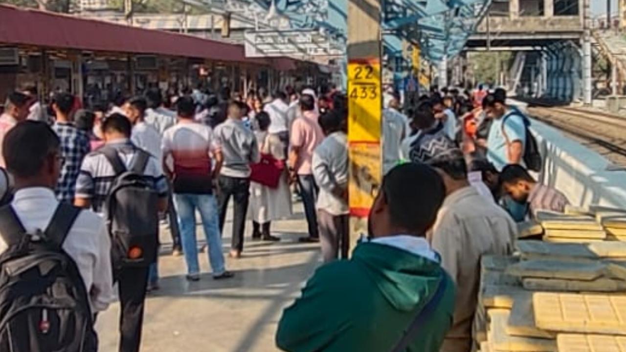 On Saturday, Mumbai's railway services were disrupted as more than 100 train services were cancelled due to absence of several motormen on Central Railway