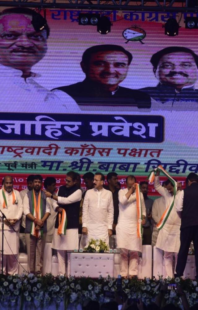 The move significant for the BJP in the upcoming Lok Sabha election took place after the Election Commission recognised Ajit Pawar`s NCP as the real NCP