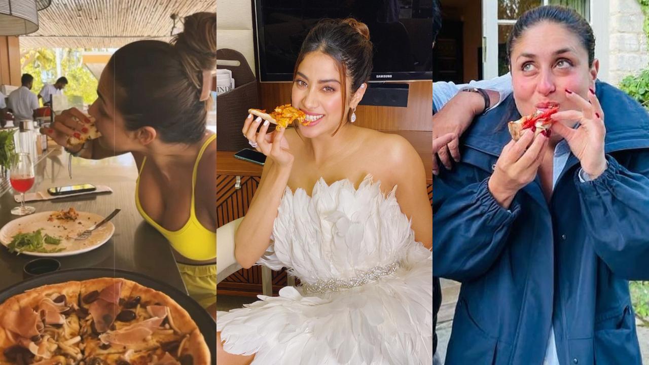 Pizza Day 2024: Janhvi Kapoor to Malaika Arora, B-town celebs who love a slice