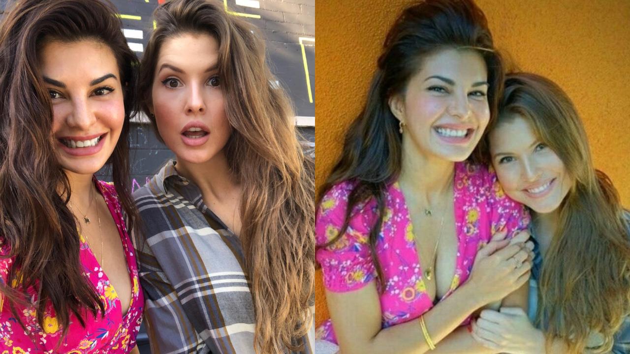  Jacqueline Fernandez has discovered her long-lost sister in American actor and social media sensation Amanda Cerny. The two connected in September in Los Angeles and were surprised to find how remarkably similar they look.
