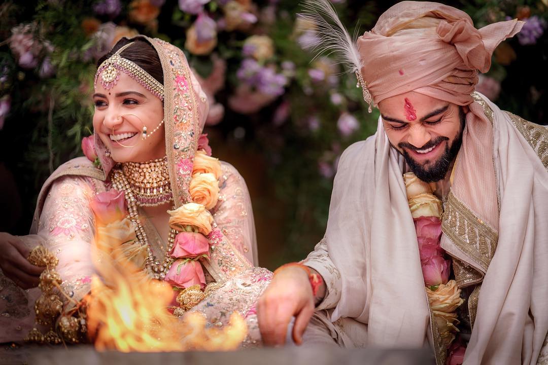 Anushka Sharma and Virat Kohli tied the knot in an intimate ceremony at a private ceremony at Borgo Finocchieto in Tuscany, Italy, on December 11, 2017.. Talking about the ceremony, Anushka said in an interview with Vogue India magazine, 