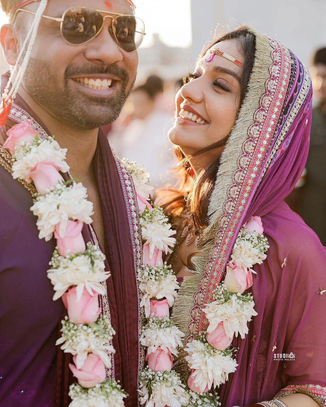 Bigg Boss OTT winner Divya Agarwal married Apurva Padgaonkar in Mumbai in a traditional Marathi wedding ceremony