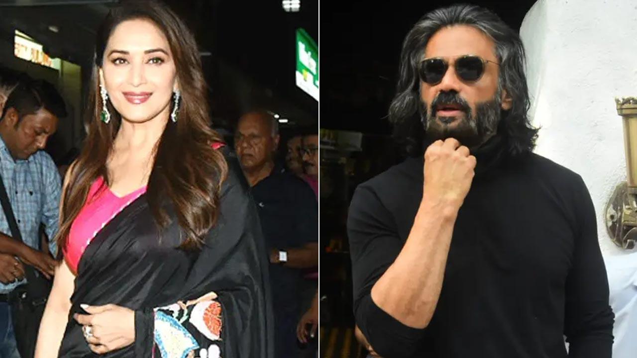 Madhuri Dixit talks about how she never worked with actor Suniel Shetty