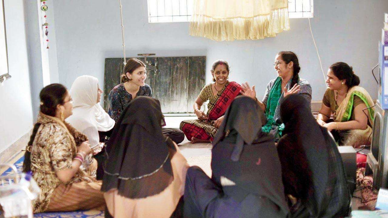 Women of Sakhi Circle share stories at a previous edition of the showcase
