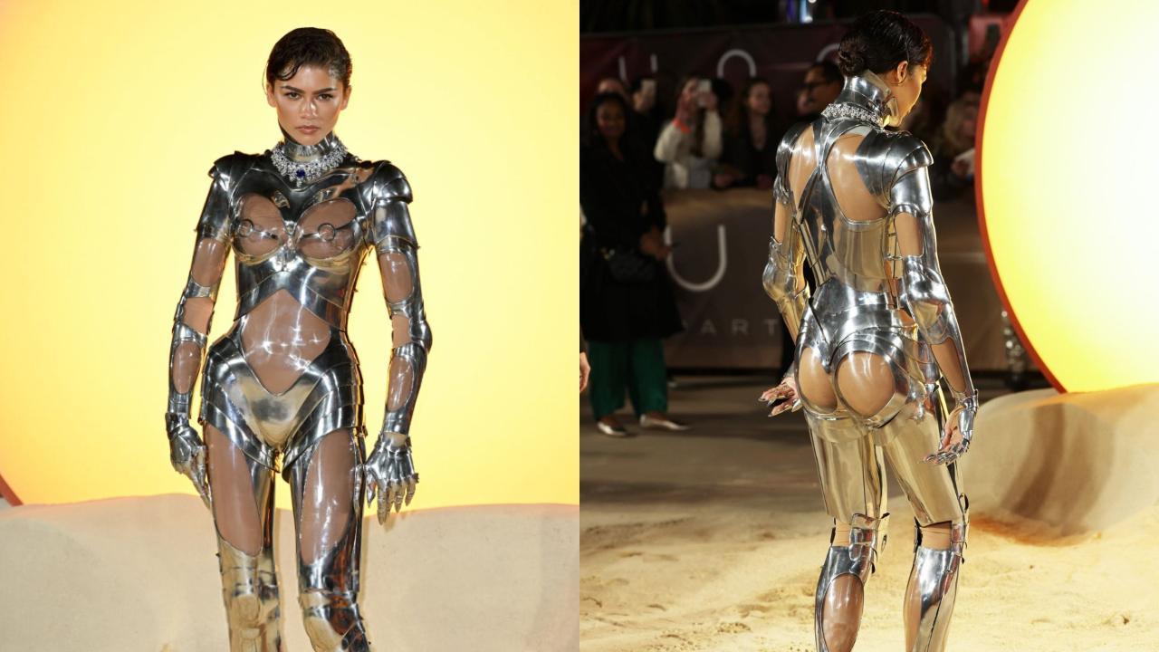 Zendaya steals the show at 'Dune 2' premiere as she pulls off robot couture, wat