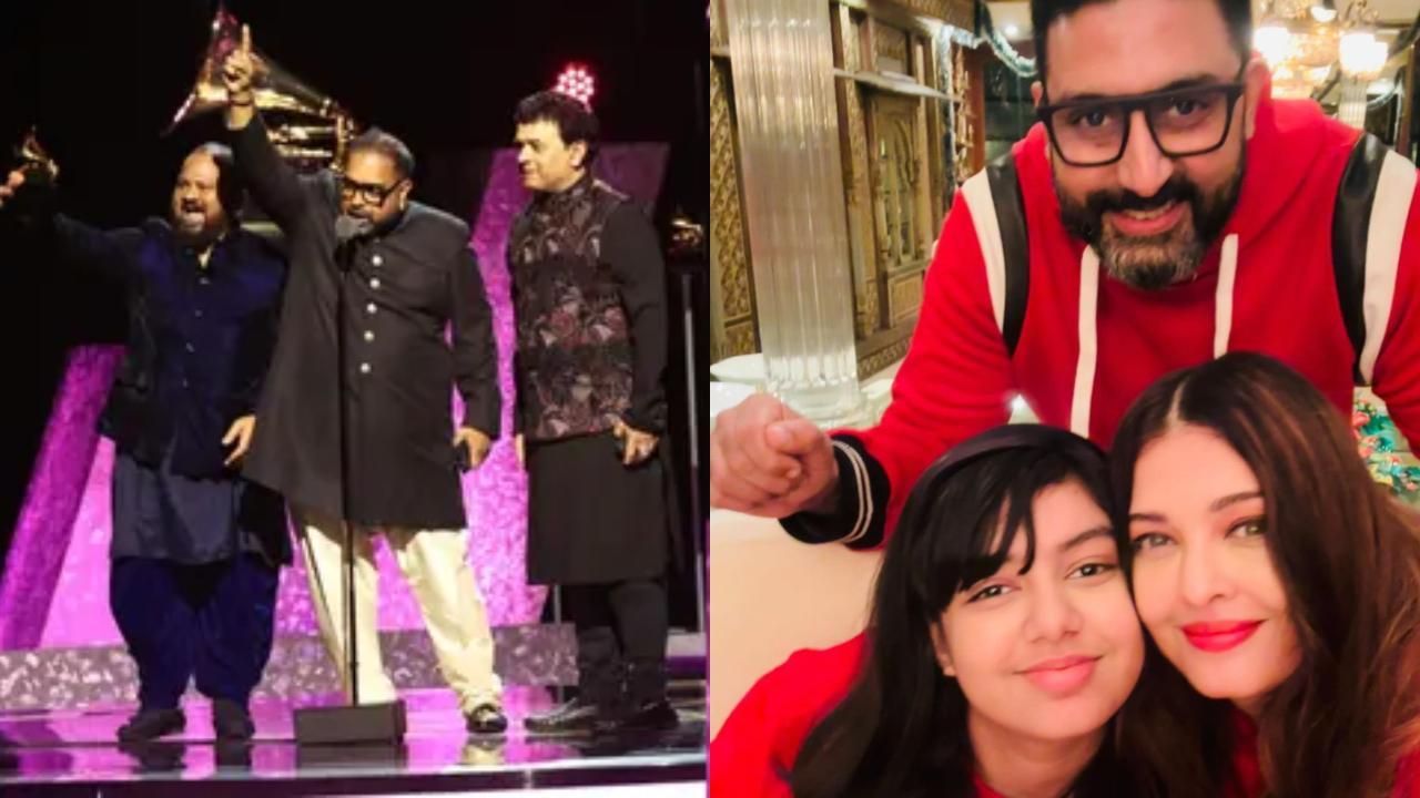 Ent Top: Aishwarya drops pics to wish Abhishek; India wins big at Grammys