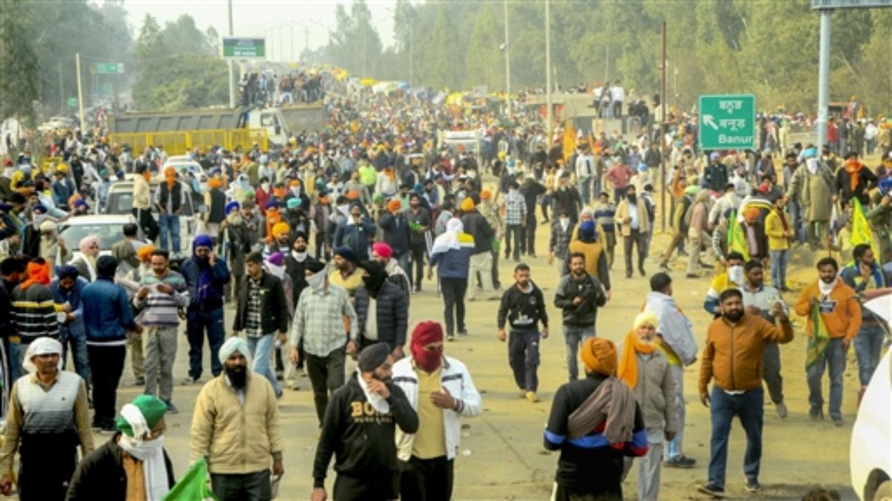 After the farmers on their way to Delhi clashed with the police at the Shambhu (Haryana-Punjab) border, the Delhi Police sealed the Tikri border on Tuesday