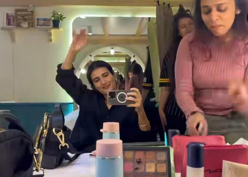 Fatima Sana Shaikh loves to live every moment and recently she shared a series of pictures on her social media where she is seen dancing and having fun with the team on the sets. Besides her mood, what draws attention is the caption that she wrote while sharing the pictures.