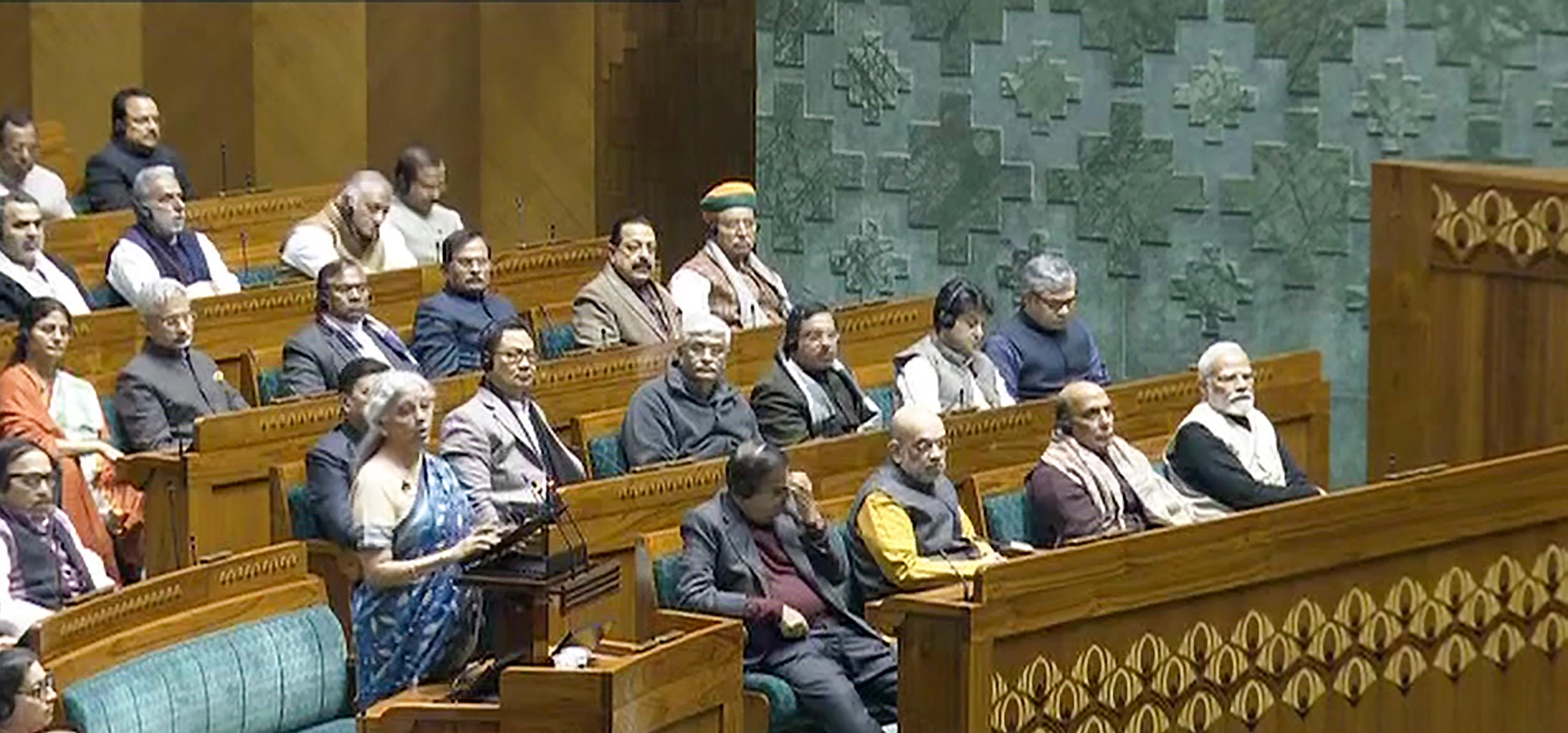 To address fervour for domestic tourism, projects for port connectivity, tourism infra and amenities will be taken on our islands including Lakshadweep: Finance Minister Nirmala Sitharaman in her interim Budget speech