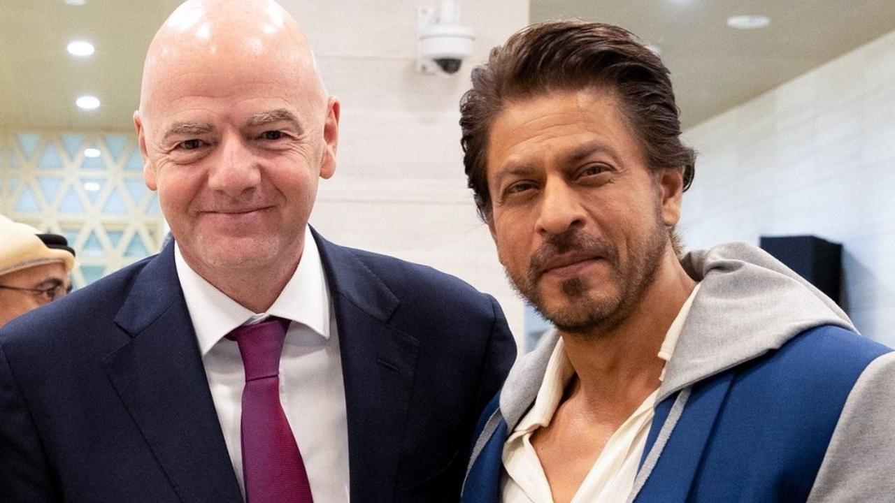 FIFA president Gianni Infantino praises Shah Rukh Khan's passion for sports, shares pic from Doha