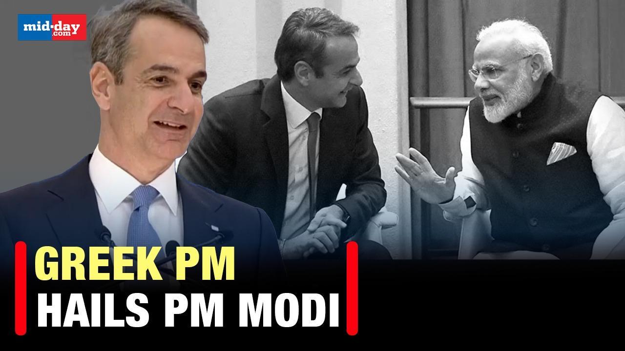 Greece PM India Visit: Greek PM Kyriakos Mitsotakis hails PM Narendra Modi