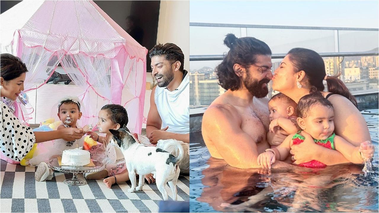 In Pics: Gurmeet Chaudhary and Debina Bonnerjee's adorable family moments