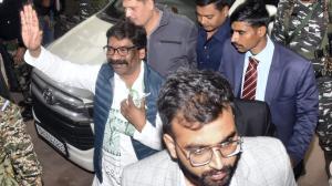 IN PHOTOS: Hemant Soren produced before court after his arrest by ED