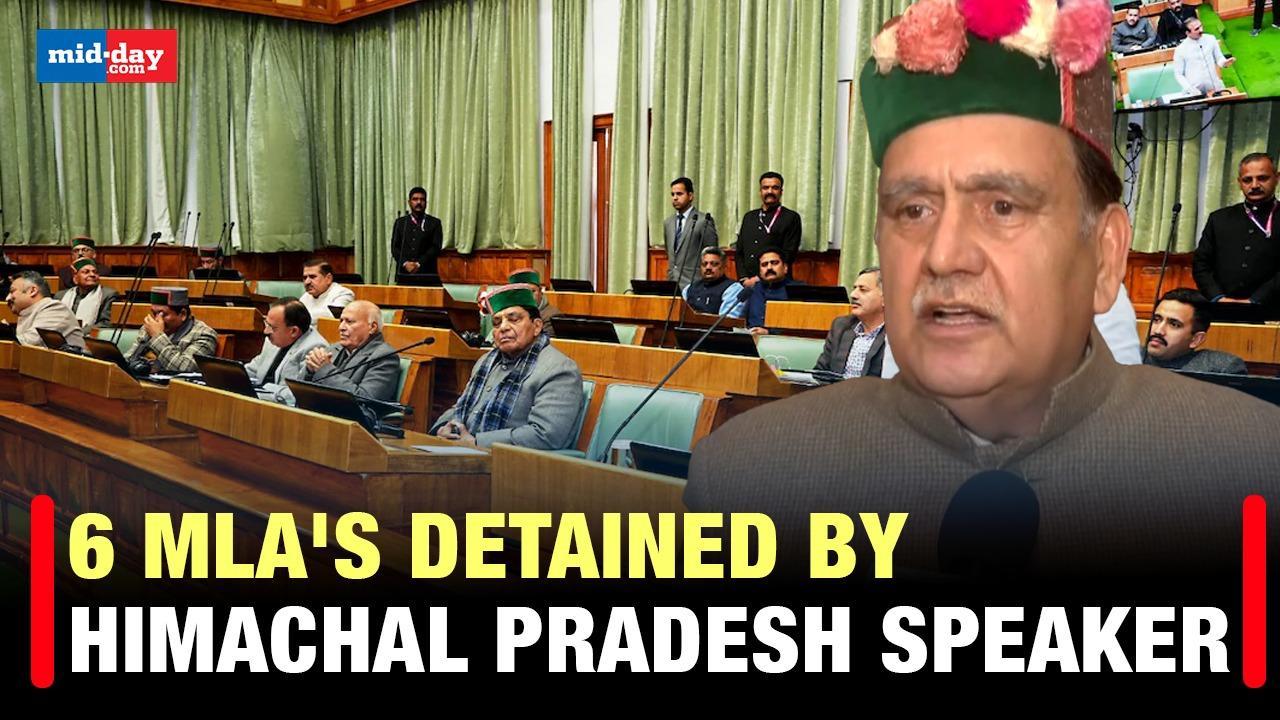 Himachal Pradesh Political Crisis: 6 MLAs disqualified by HP speaker