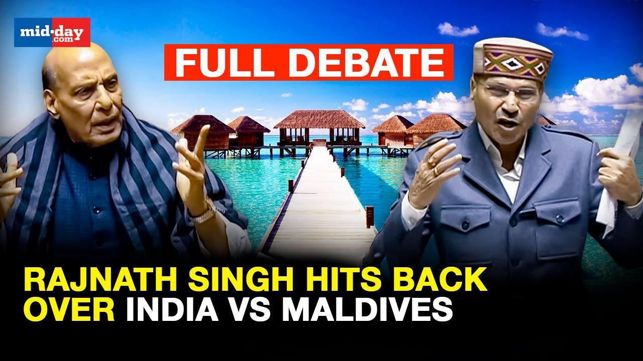 India vs Maldives: Defence Minister Rajnath Singh bashes Congress Leader