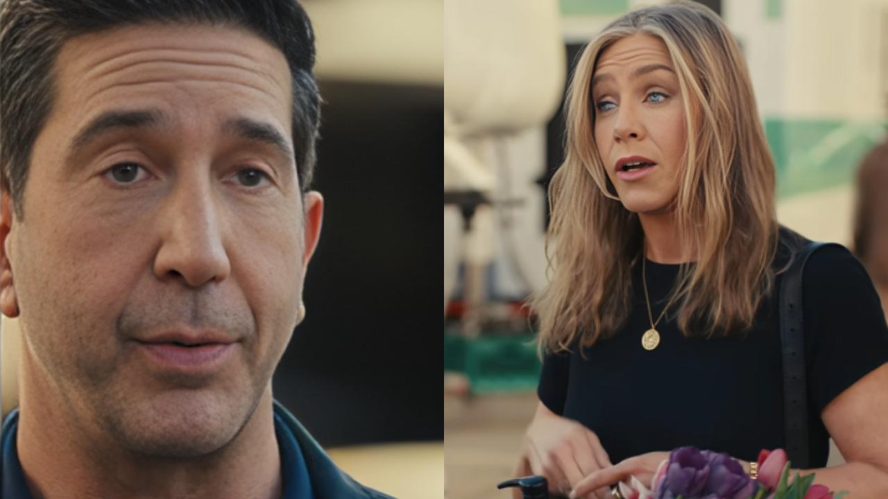 'Friends' stars Jennifer Aniston and David Schwimmer reunite in hilarious Superbowl 2024 ad