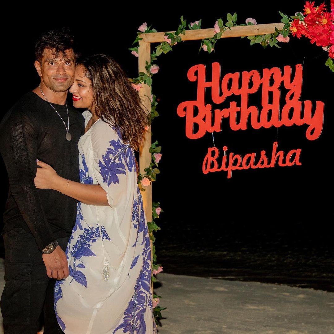 The couple celebrated Bipasha Basu's birthday at a beachside location this year and shared some romantic photos on social media