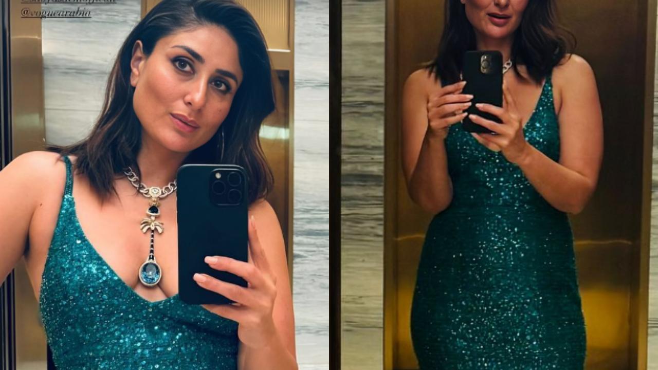 Have you seen Kareena Kapoor's emerald gown at this mermaid-themed ball?