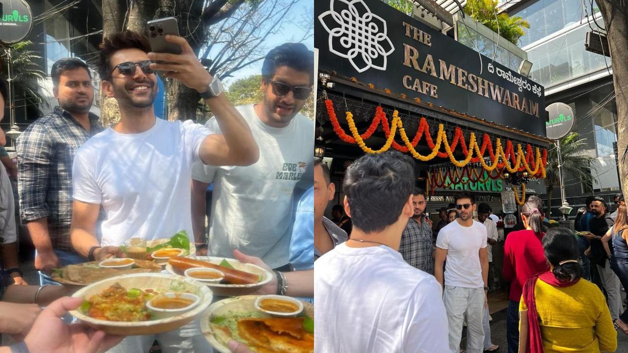 Kartik considers turning food blogger after he visits iconic Bengaluru eateries
