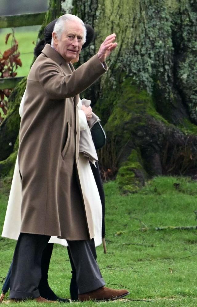 The 75-year-old monarch wrote the message from his royal estate at Sandringham in Norfolk, eastern England