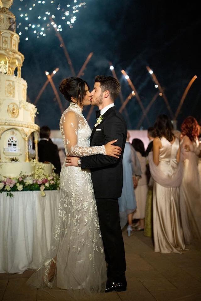 Priyanka Chopra married Nick Jonas in the most lavish ceremony. On their wedding day, Priyanka Chopra kissed Nick Jonas. Jose Villa on Instagram shared these pictures of the happy couple!