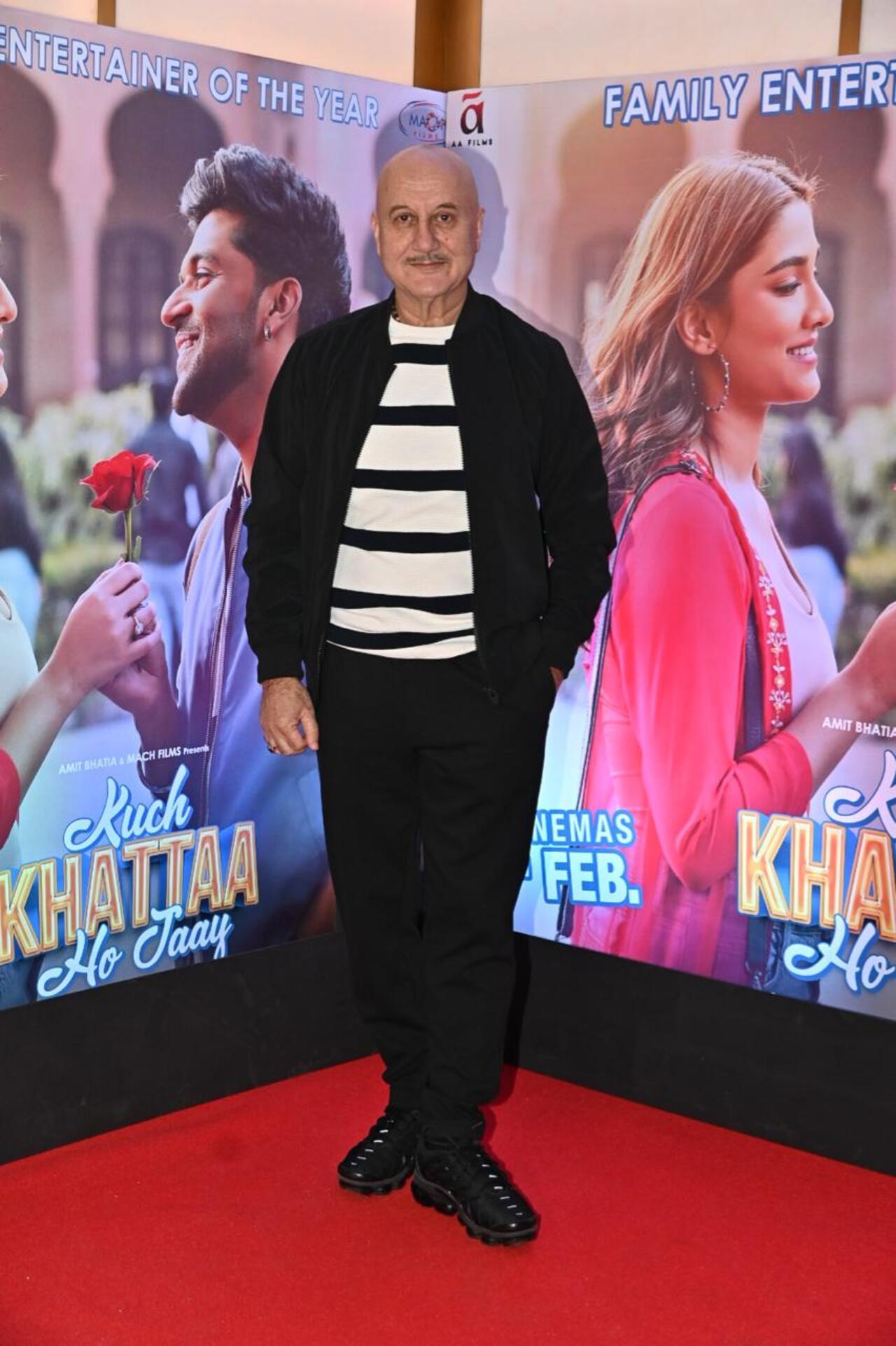 Actor Anupam Kher also showed his support towards the team of the film