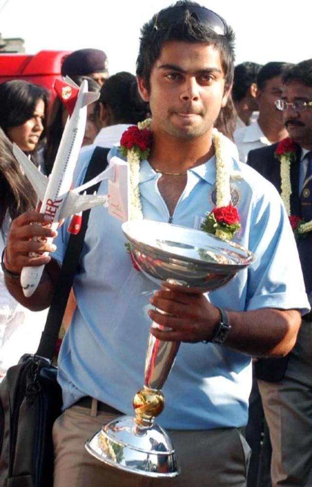 In the Under-19 World Cup 2008 finals, India faced South Africa under Virat Kohli`s leadership. India won the match by 12 runs