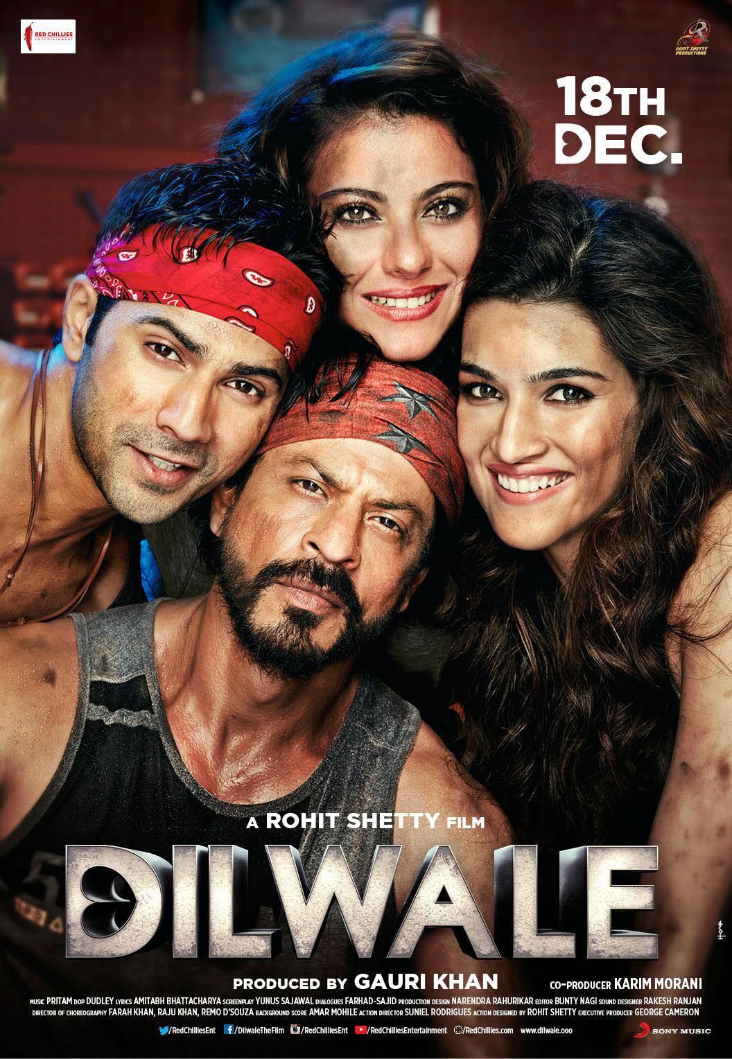 Dilwale (2015) presents Kriti Sanon alongside Shah Rukh Khan and Kajol in a delightful blend of romance, action, and comedy, directed by Rohit Shetty. It's a captivating tale of love entwined with family secrets and unexpected twists.