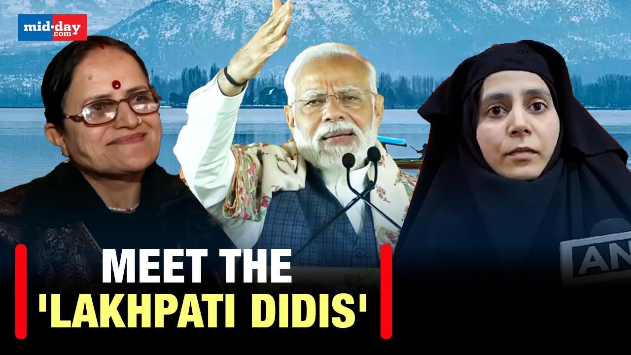 PM Modi In Kashmir: Beneficiaries Of  'Lakhpati Didi' Scheme In J&K Laud PM Modi