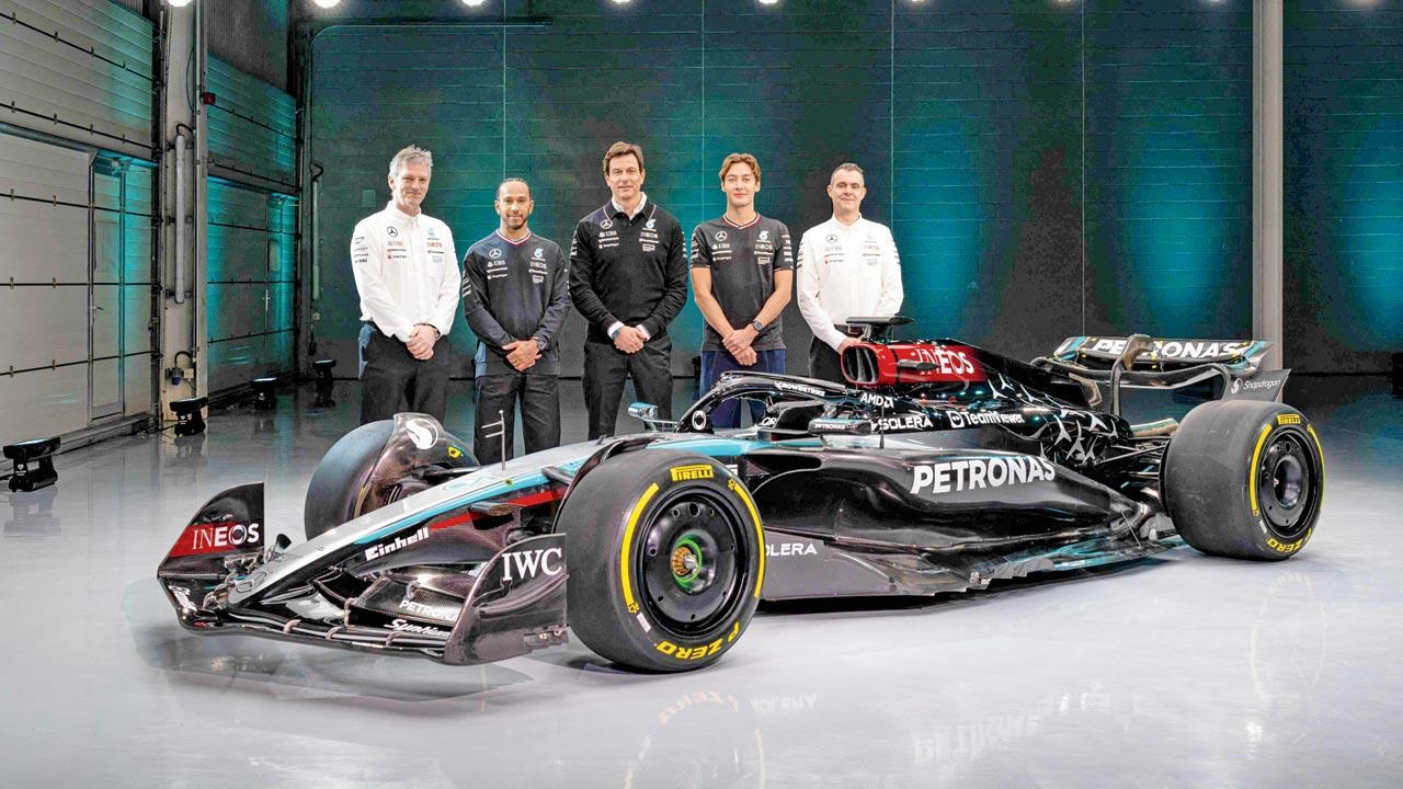 ‘Emotional’ Lewis Hamilton unveils new Mercedes car