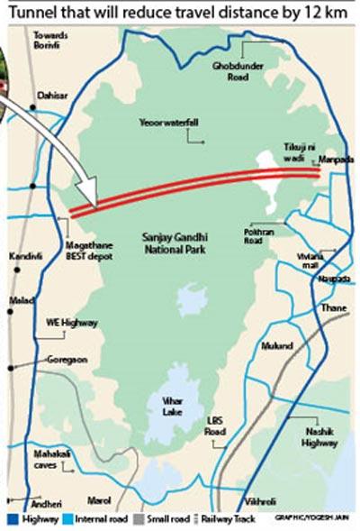 Tunnel that will reduce travel distance by 12 km