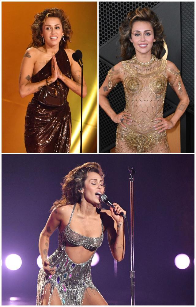 Grammys 2024 5 looks of Miley Cyrus