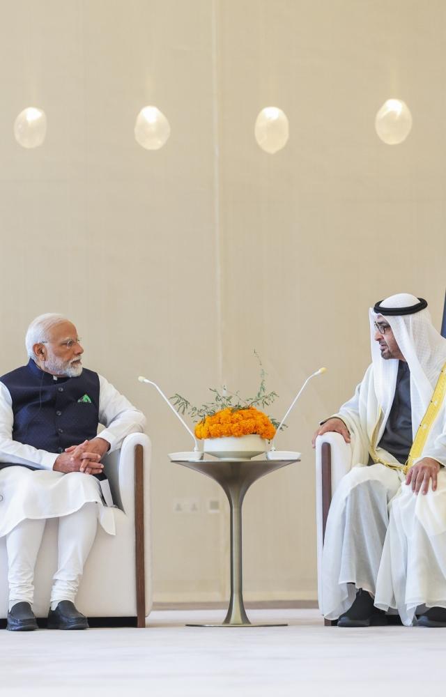 PM Modi, Nahyan hold talks in Abu Dabhi