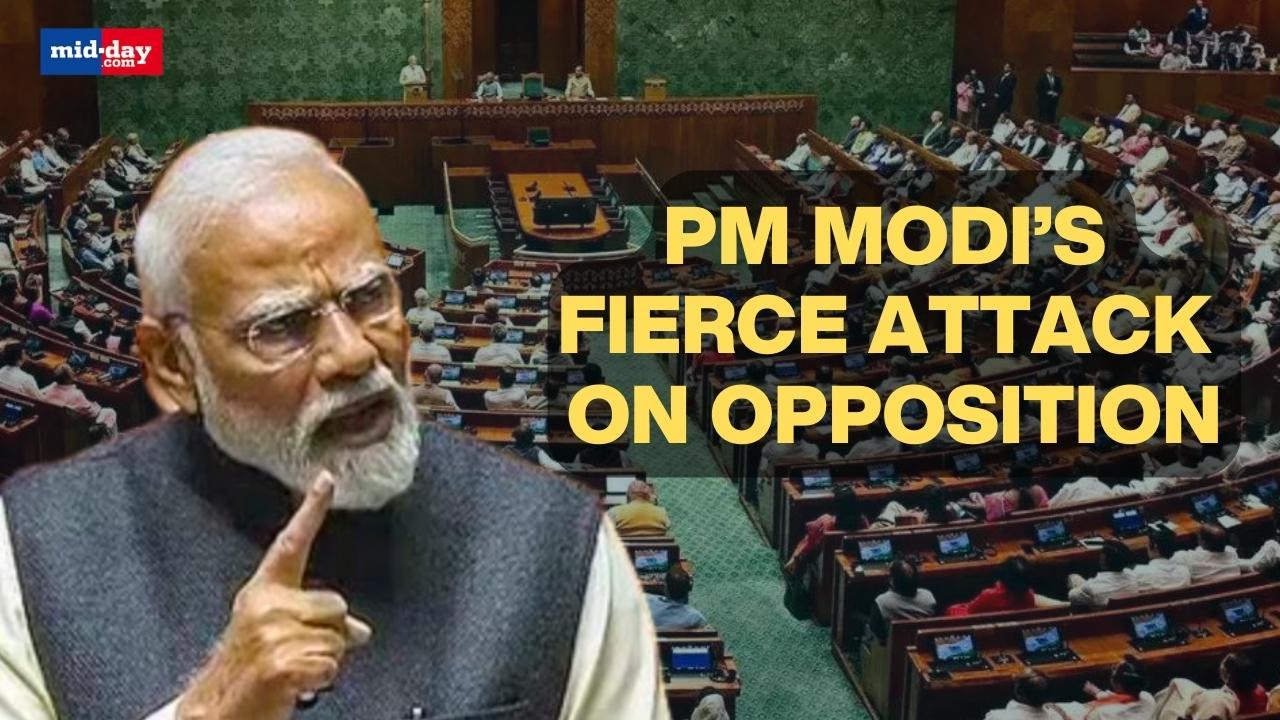 PM Narendra Modi in Lok Sabha attacks opposition for supporting corrupt leaders