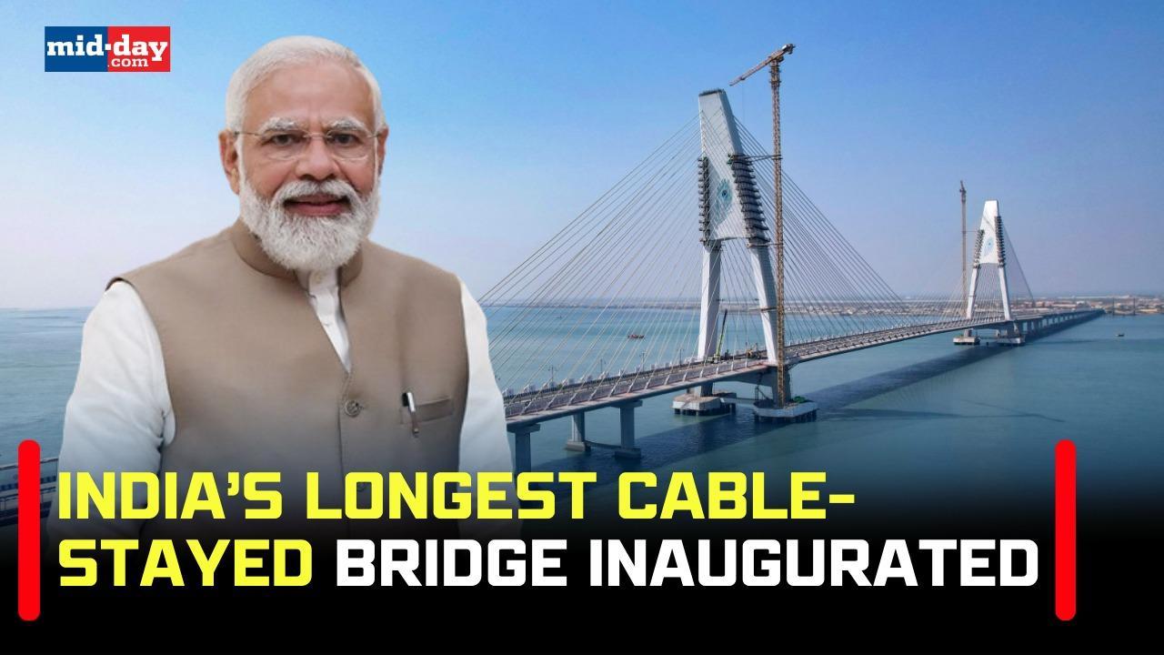 Sudarshan Setu: PM Modi inaugurates India’s longest cable-stayed bridge