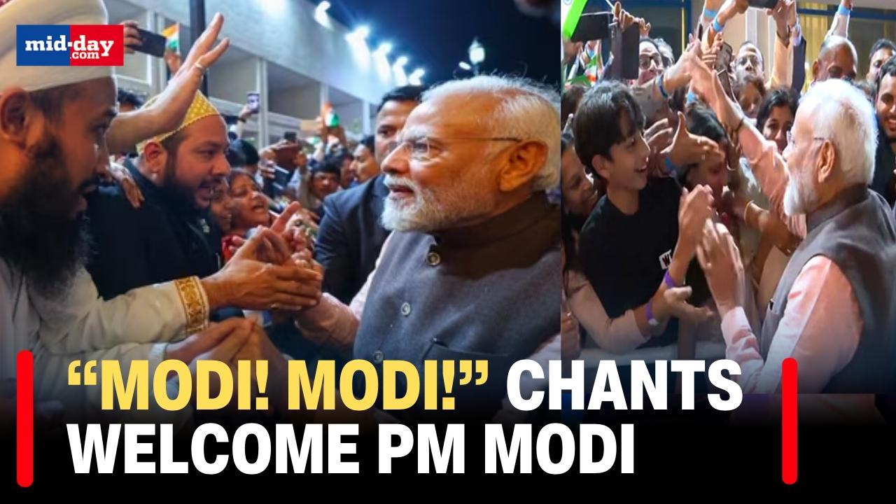 PM Modi Qatar Visit: Grand welcome of PM Modi in Doha as he meets Indians