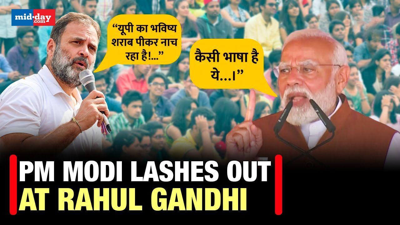 PM Modi hits back at Rahul Gandhi on 