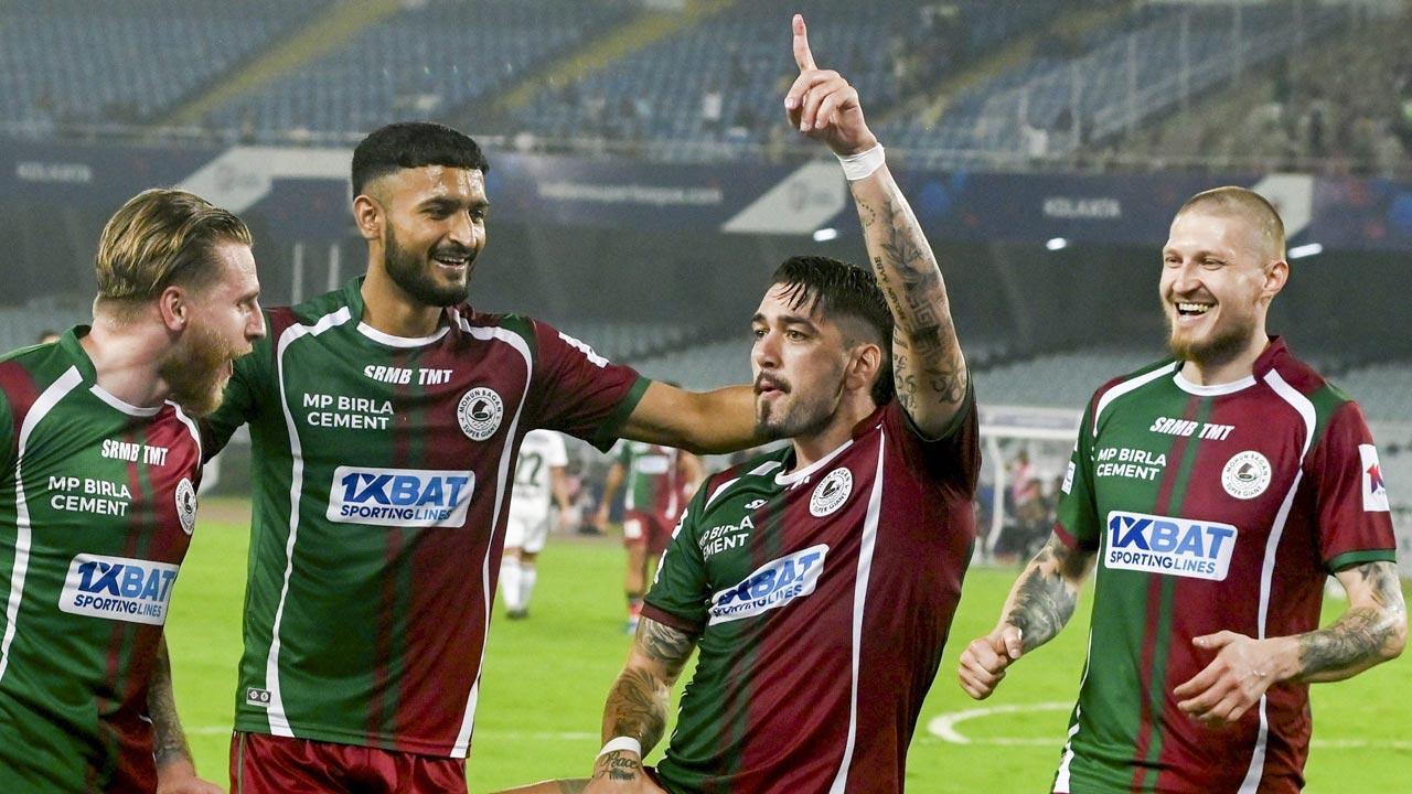 Mohun Bagan move to second in table after a 4-2 win over NorthEast United