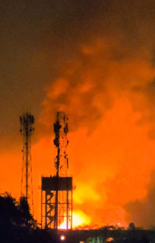 Massive fire breaks out in Nalasopara