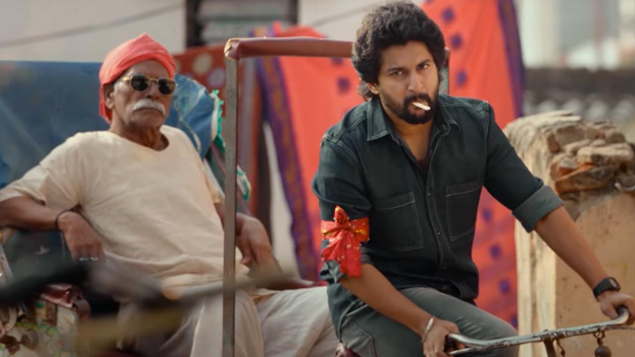 After 'Hi Nanna', Nani unleashes his action avatar in 'Saripodhaa Sanivaaram', watch teaser