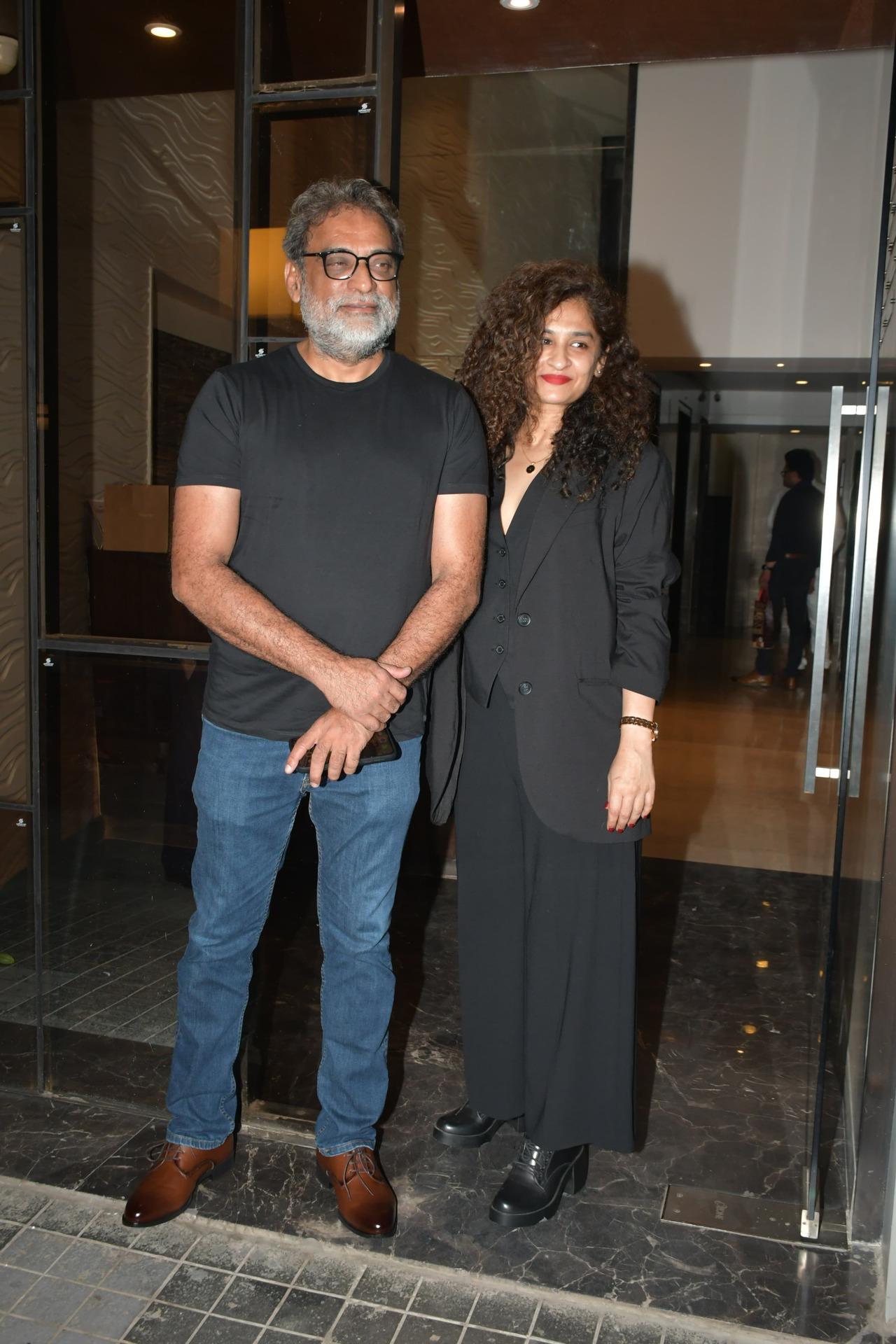 Filmmakers and real-life couple R Balki and Gauri Shinde were also at the party