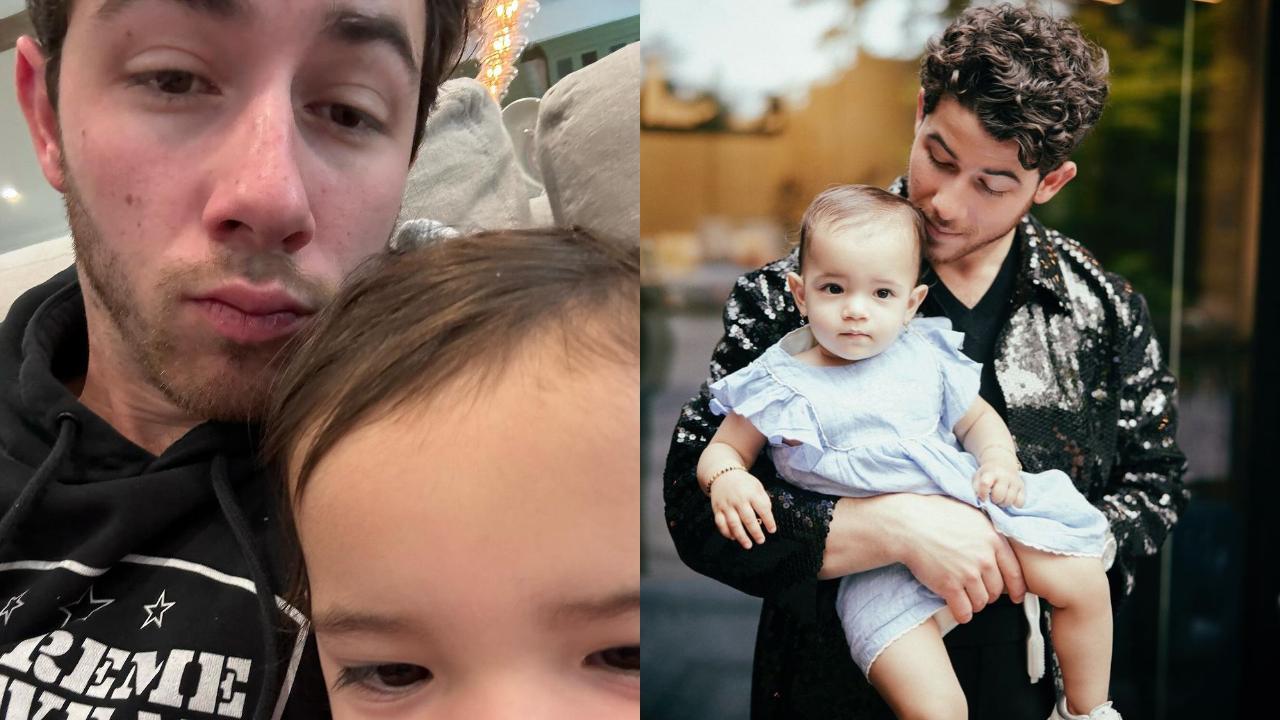'Malti with fan', says netizen as Nick Jonas shares selfie with daughter