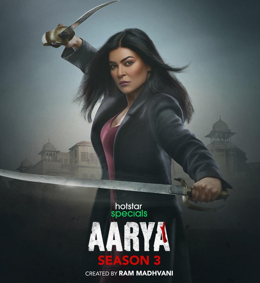 Aarya season 3 part 2 (February 9) - Streaming on Disney+ HotstarAarya season 3 part 2 sees Aarya Sareen (Sushmita Sen) confronting new challenges in the perilous world of crime and drugs to protect her family. Dubbed Aarya Antim Vaar, the final set of episodes focuses on Aarya's resilience and strategic acumen as she faces ACP Khan’s pursuit and a quest for vengeance.