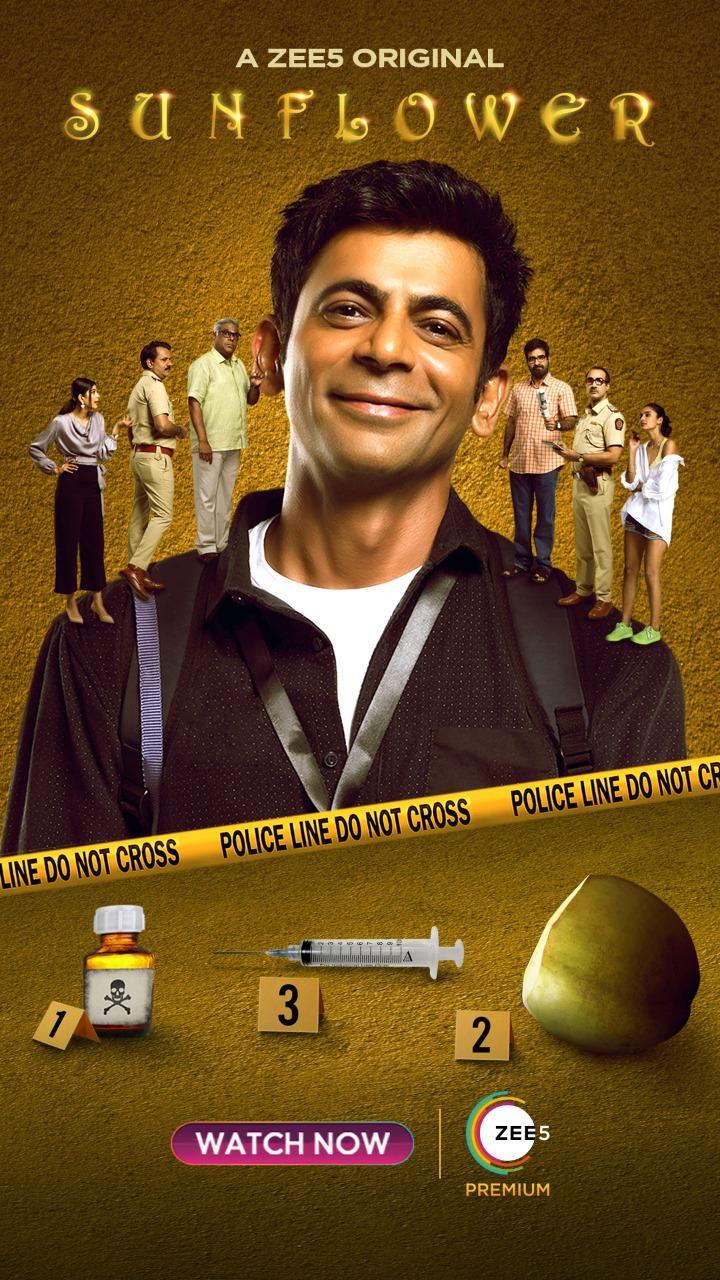 Sunflower season 2 (March 1) - Streaming on ZEE5Sunflower returns with season 2, elevating its intriguing blend of humor and mystery. Sunil Grover reprises his role as Sonu Singh, finding himself embroiled in another murder within the notorious Sunflower Society. The narrative thickens with the entry of Rosie Mehta, portrayed by Adah Sharma, a mysterious bar dancer with secrets of her own. As law enforcement delves deeper into the investigation, the plot unravels more unexpected twists.
