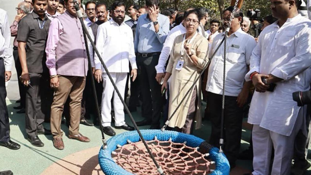 CM Eknath Shinde also inaugurated the District Sports Complex in Thane city on Thursday