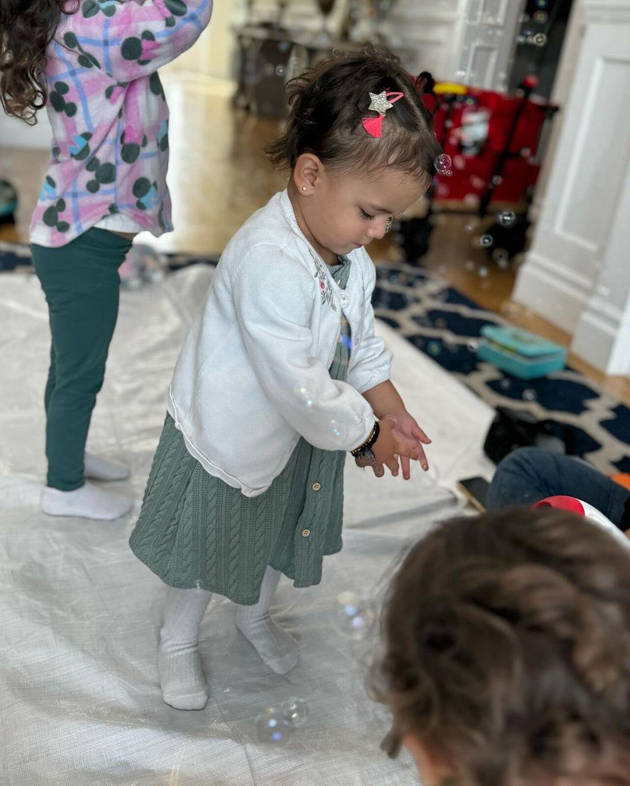 Malti Marie Jonas at her playdate