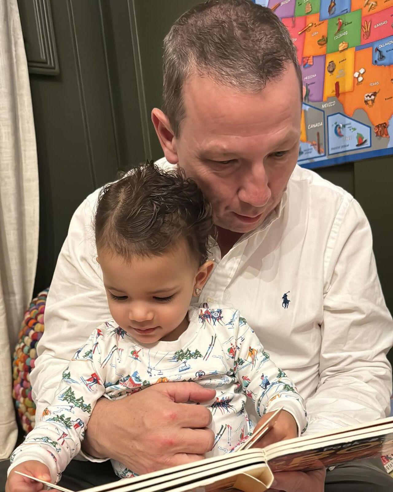 Malti Marie Jonas spends time with her grandfather as he reads out to her