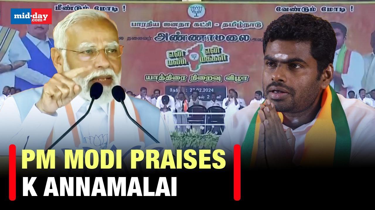 PM Modi praises Tamil Nadu BJP President K Annamalai