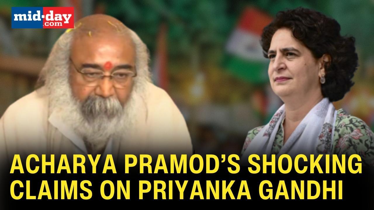 Acharya Pramod Expulsion: Acharya Pramod's explosive claims on Priyanka Gandhi
